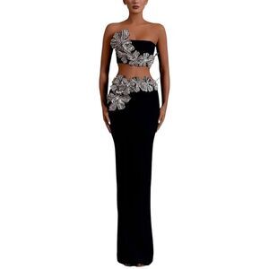 Amina Glam Womens 2Pc Top & Short Set